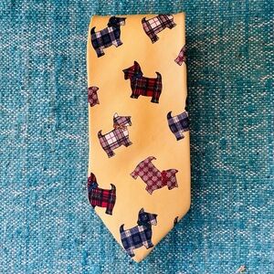 Brooks Bros Silk Scotty Dog Tie